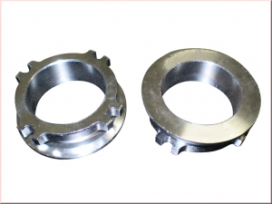 Flange for Downpipe on 4-Hole 76mm Hole Spacing to 76mm V-Band in Steel